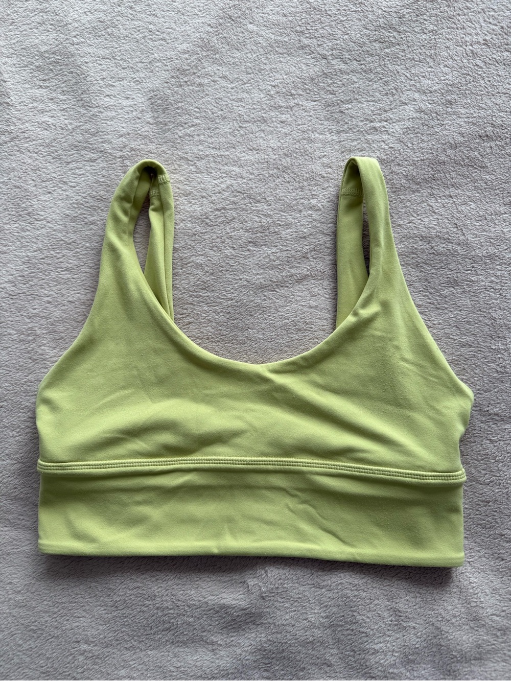 Lululemon Align Yellow Scoop Sports Bra